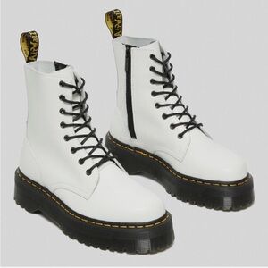 Dr Martens Jadon Leather Platform Combat Boots